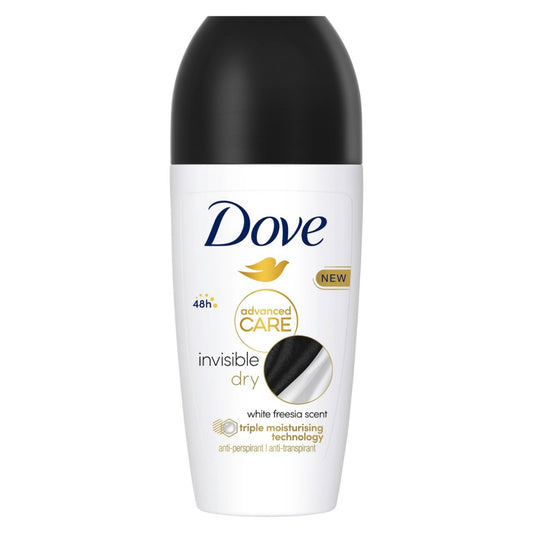 Dove Invisible Dry Antiperspirant Deodorant Roll-On 50ml