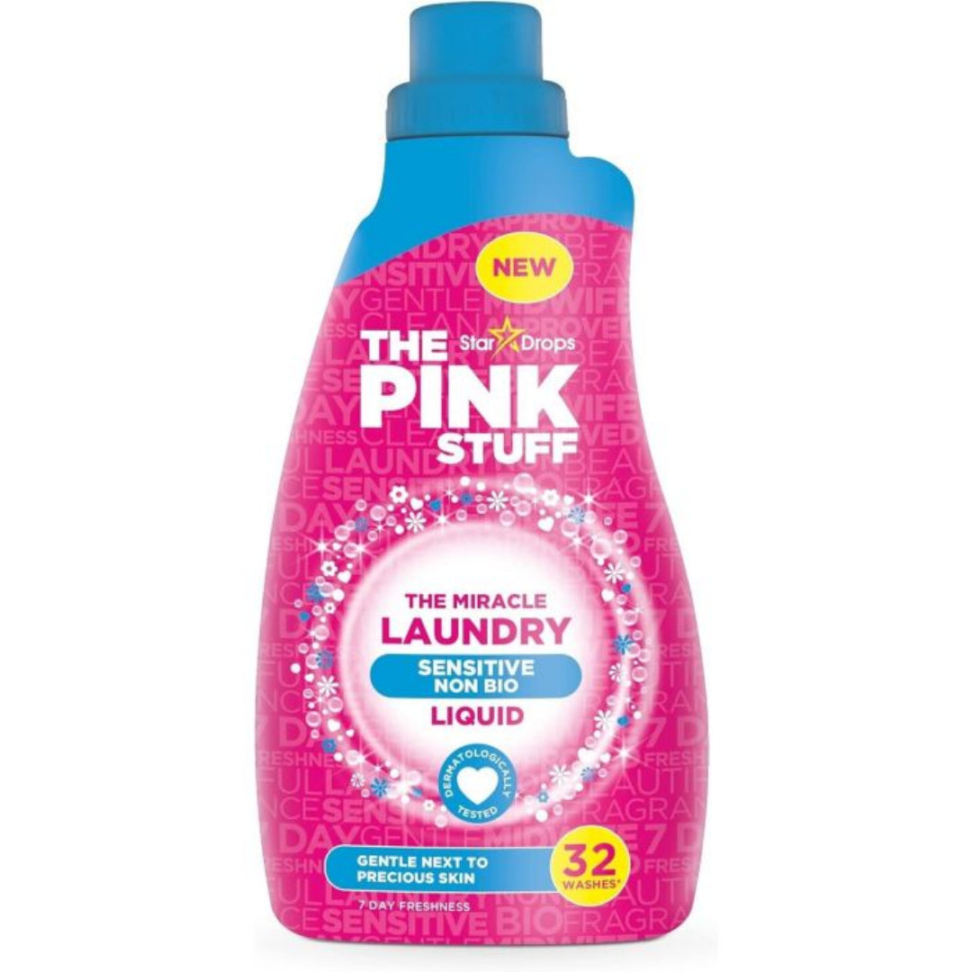 The Pink Stuff Sensitive Non-Bio Laundry Liquid 960ml