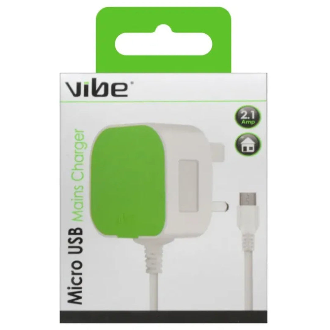 Vibe M4 Micro USB Mains Charger 2.1 Amp