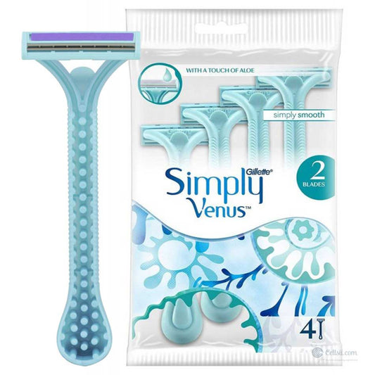 Simply Venus 2-Blade Razor 4-Pack