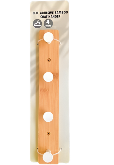 Bamboo Hook – Durable Wall Hook for Home Organization