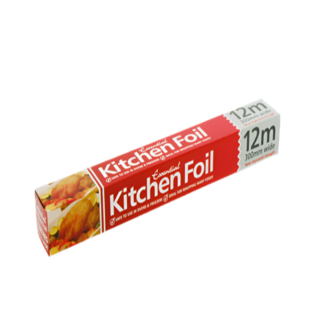 Essential Kitchen Foil – 300mm x 12m Roll