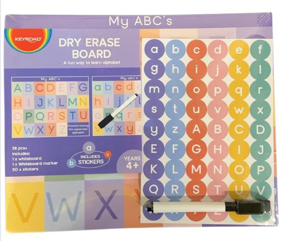 Keyroad My ABCs Dry Erase Board Set