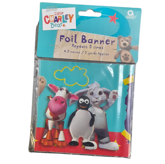 Little Charley Bear- Foil Banner - 4.5m