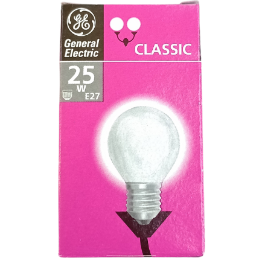 General Electric White 25W ES