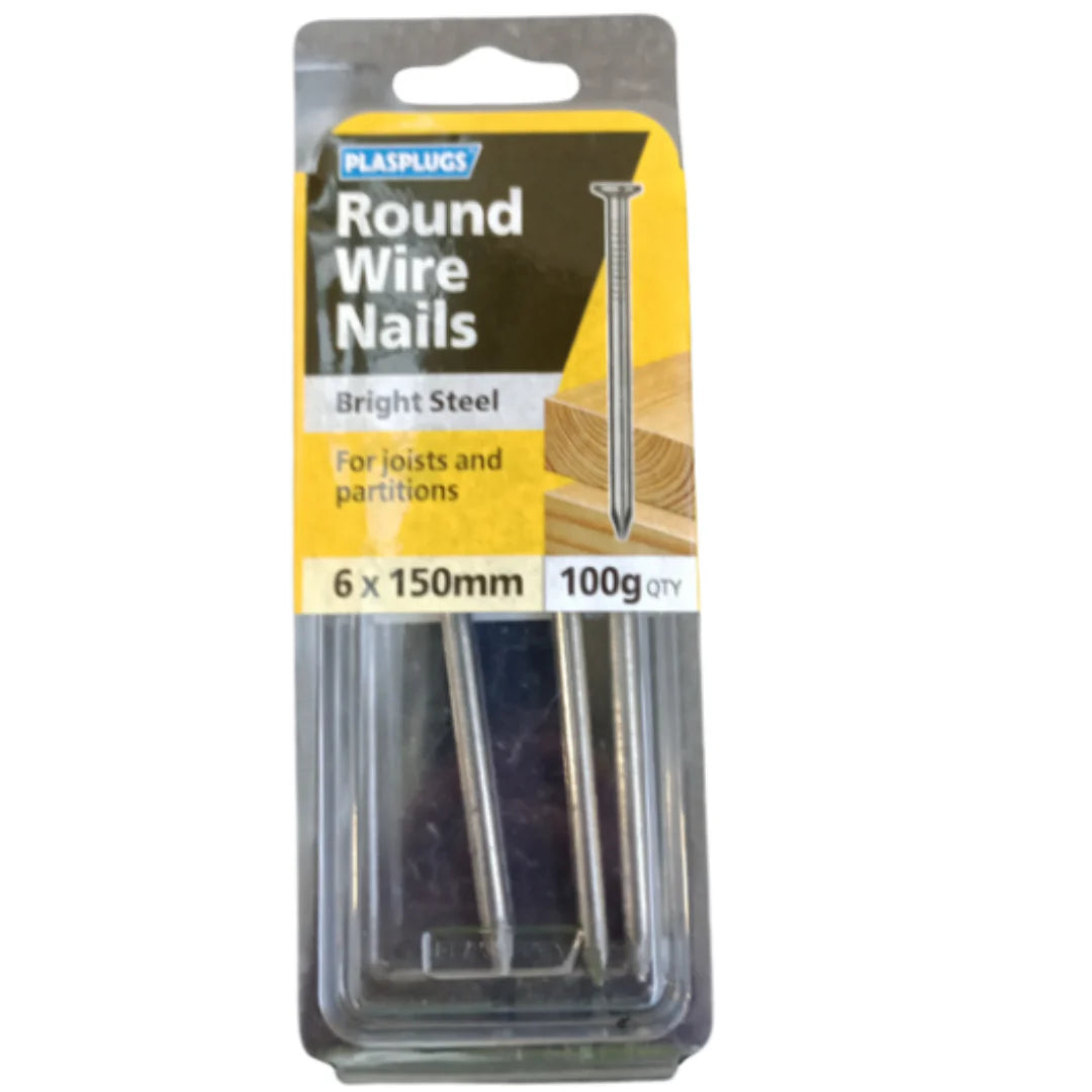 Round Wire Bright Steel Nails