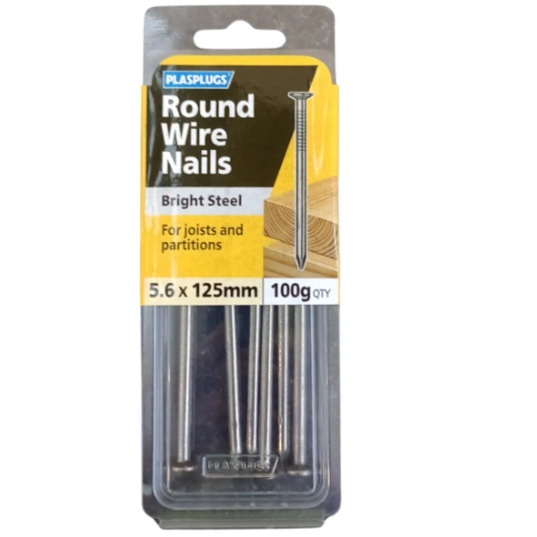 Round Wire Bright Steel Nails