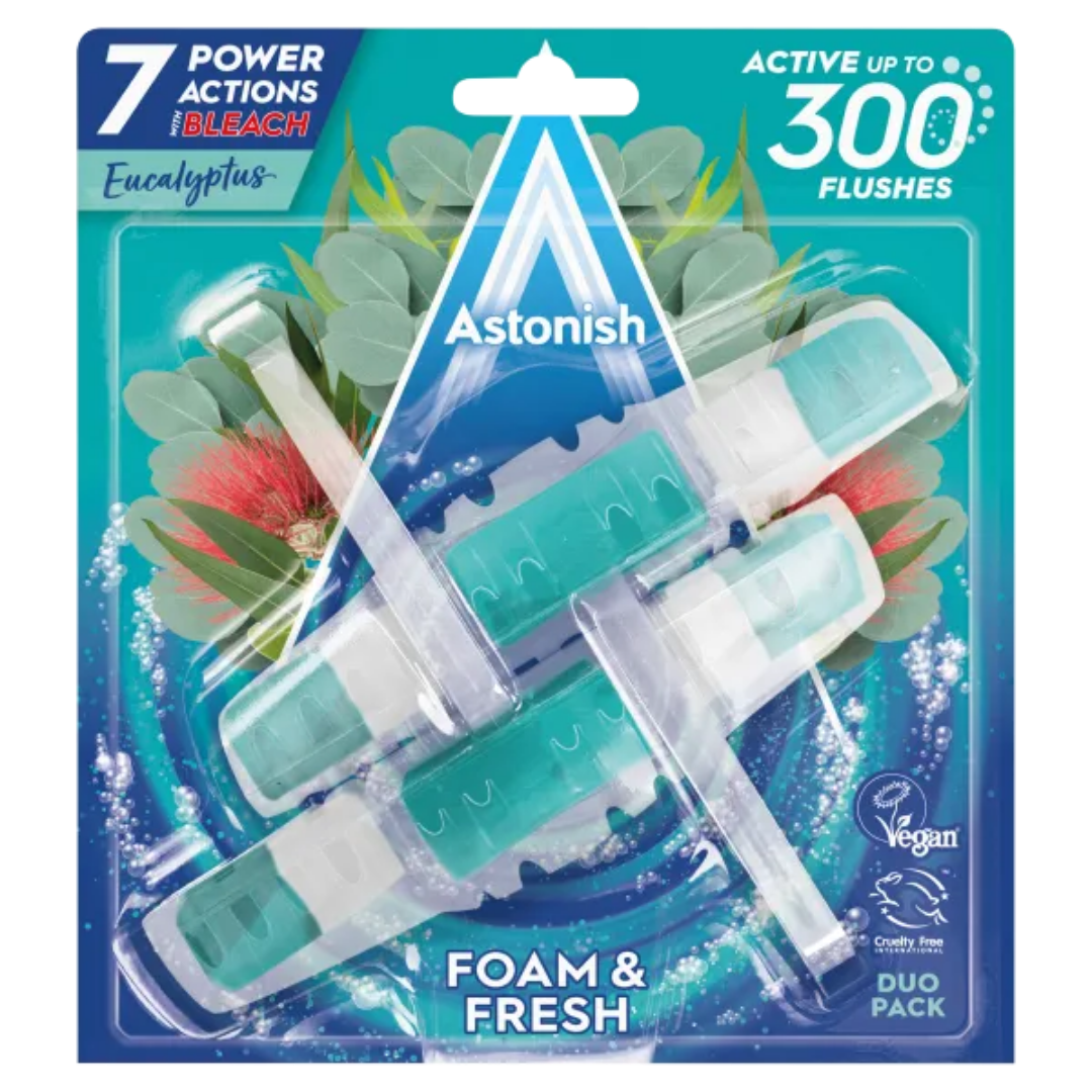 Astonish Foam & Fresh Eucalyptus 2x40g