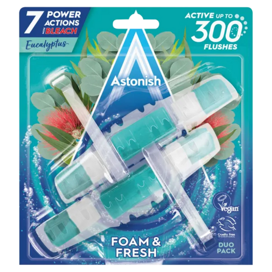 Astonish Foam & Fresh Eucalyptus 2x40g