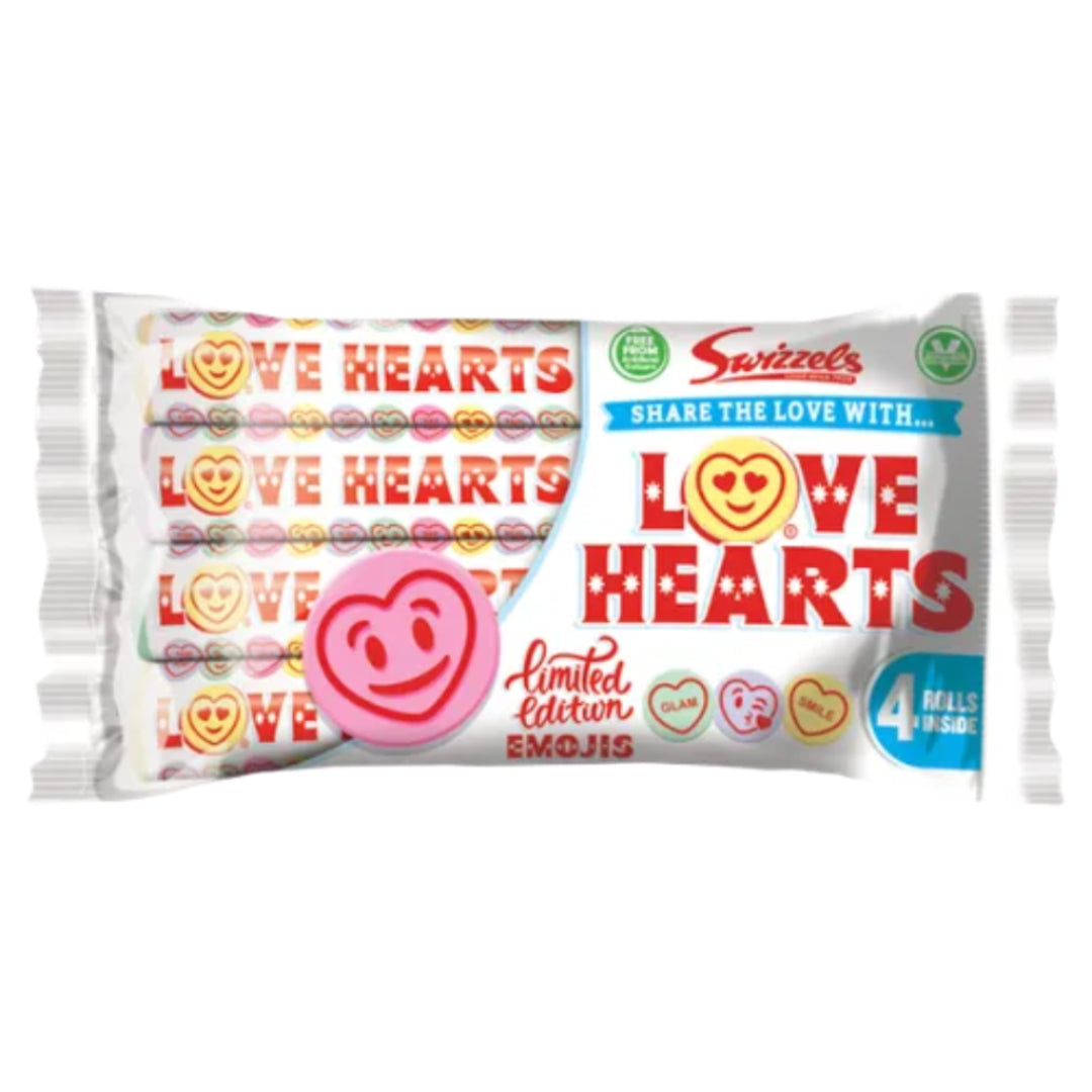 Swizzels Love Hearts 4 Rolls