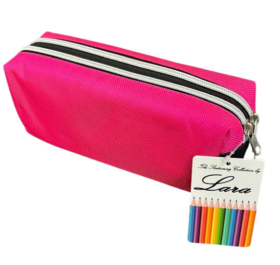 Double Zipper Pencil Cases