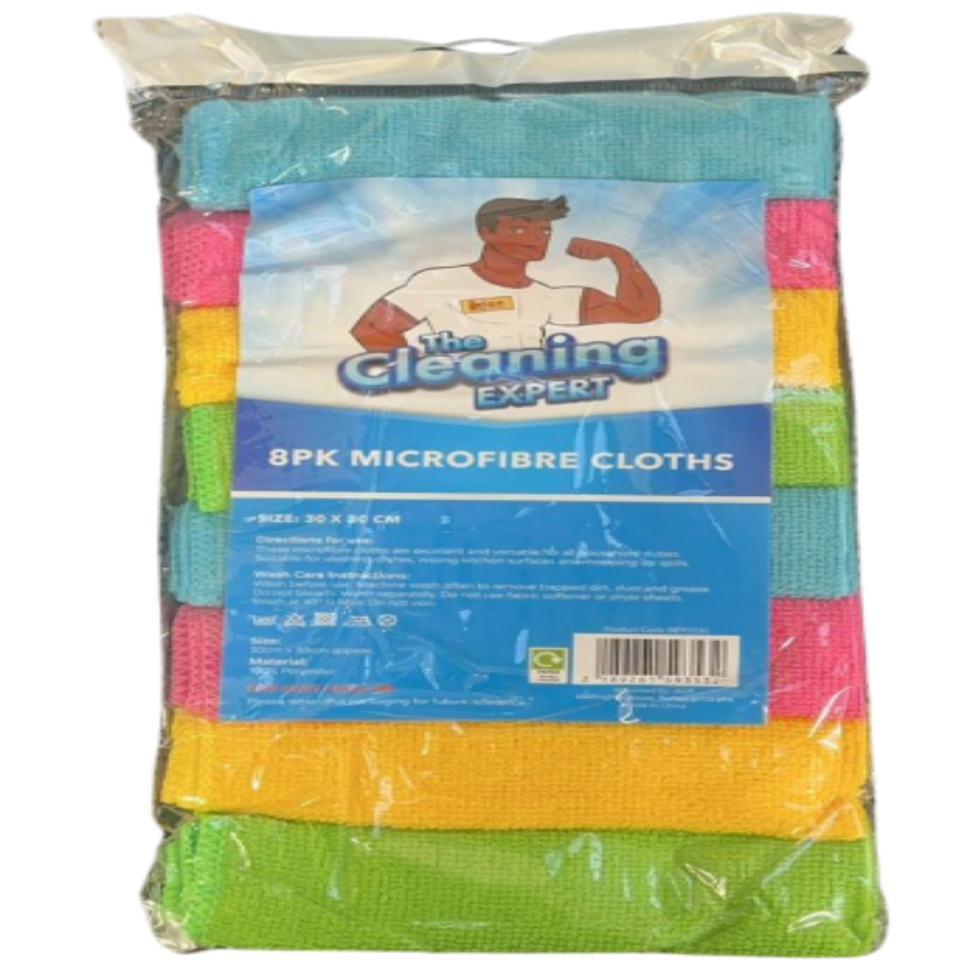 8-Pack Microfiber Cloths