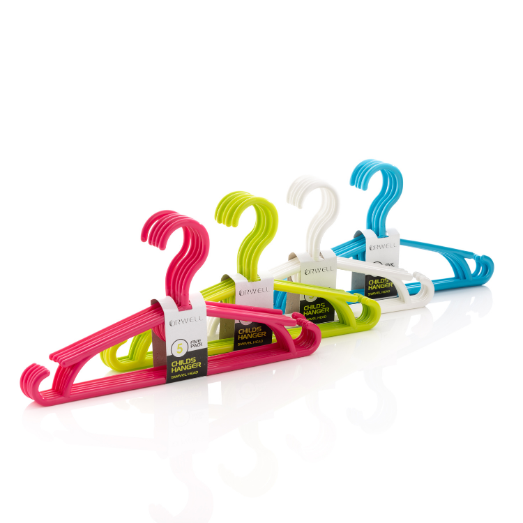 5PK Junior Hangers – Bright Colors