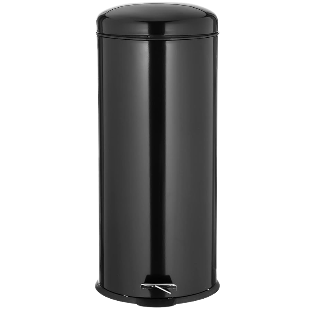 30L Black Coated Stainless Steel Bin