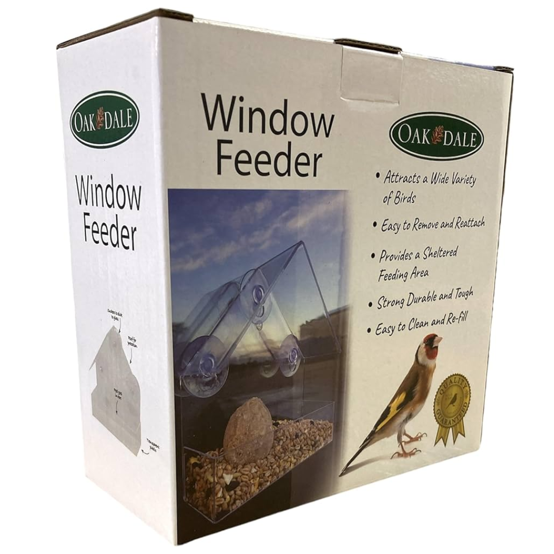 Clear Window Bird Feeder with Suction Cups