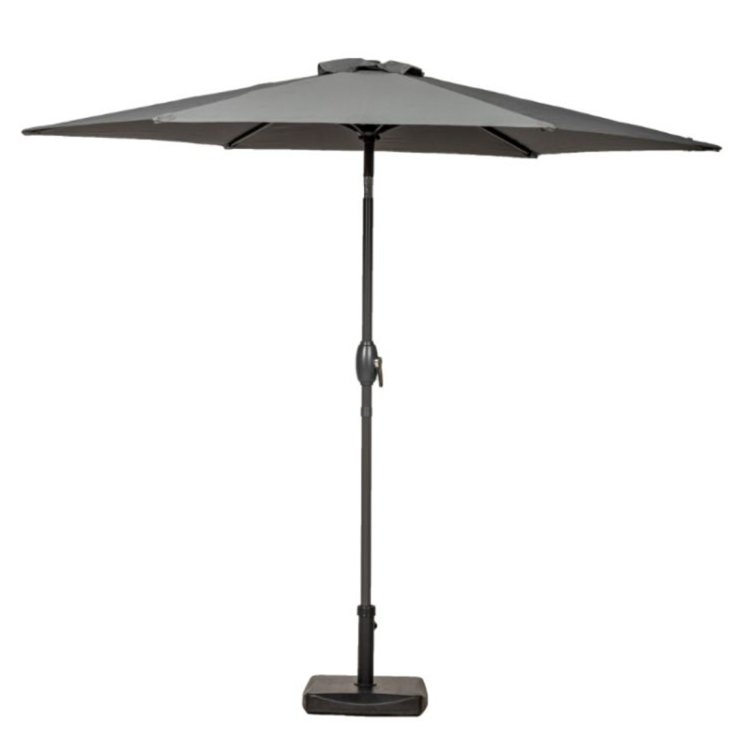 Garden Parasol 2.3m Grey