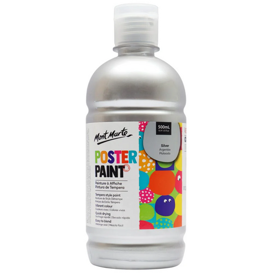 Mont Marte Poster Paint Sliver 500 ml