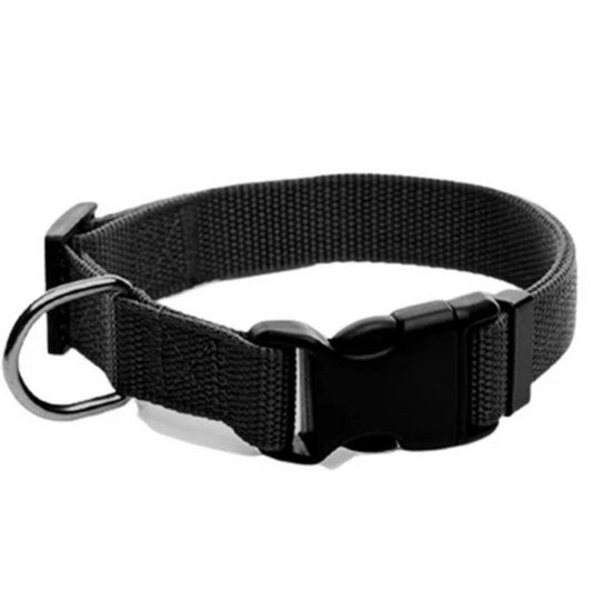 Pet Collar Mesh Noir