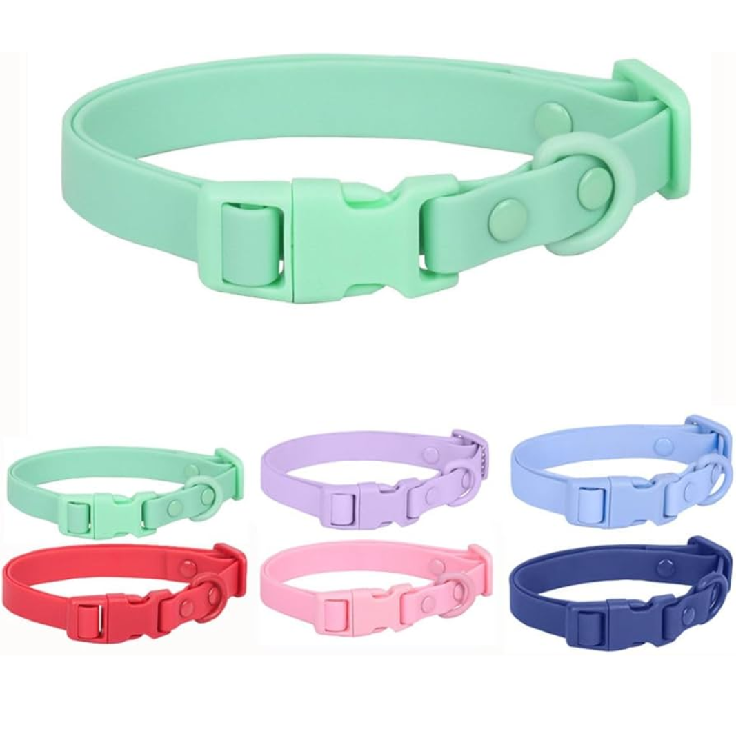 Pet Collar Silicone 40cm Mint Green