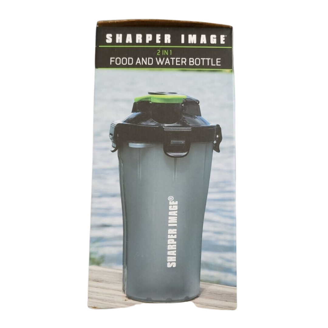 Sharper Image 2 in 1 Food And Water Bottle