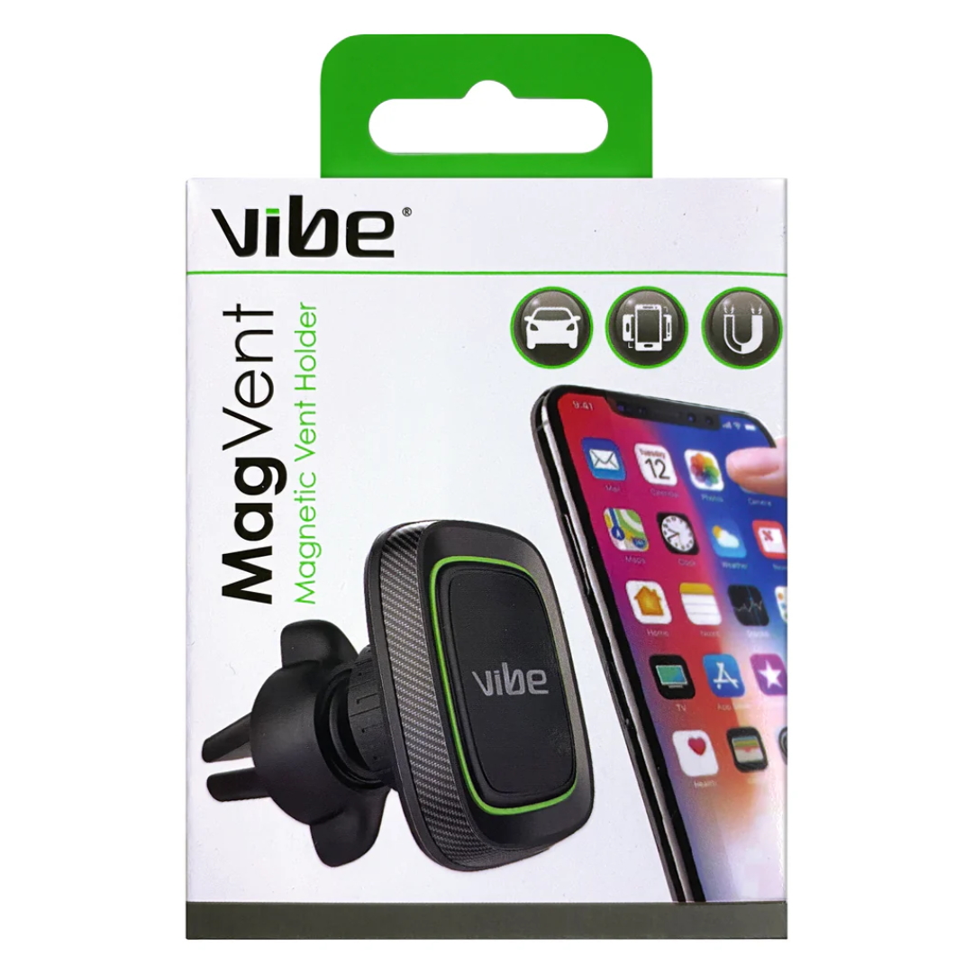 Vibe Magnetic Car Vent Holder Black