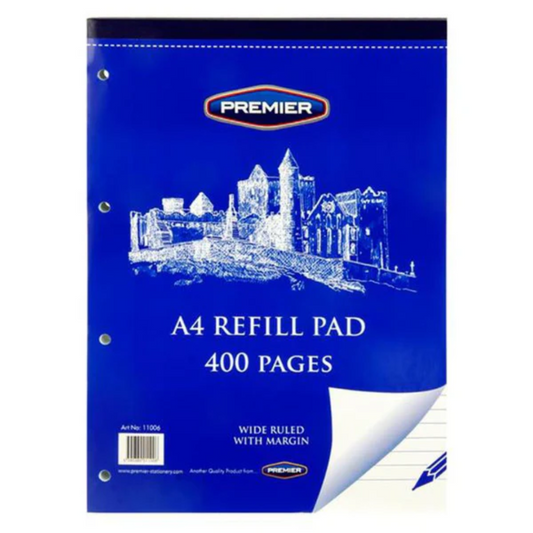 Premier A4 400-Page Refill Pad – Top Bound