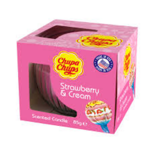 Chupa Chups Strawberry Candle - 85g Box