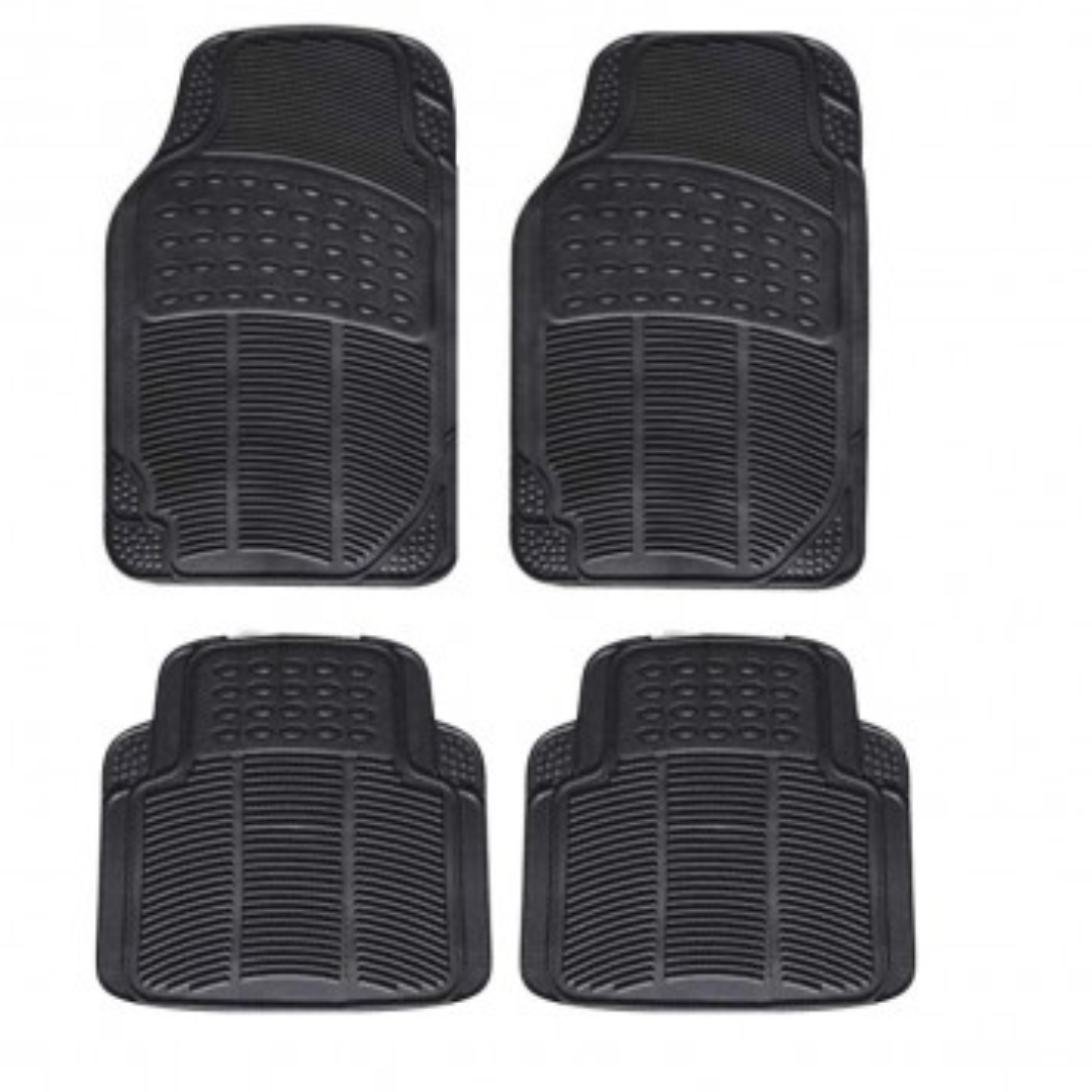 Heavy Duty 4-Piece Car Mat Set