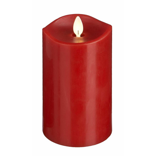 LED Flameless Wax Candle – Red