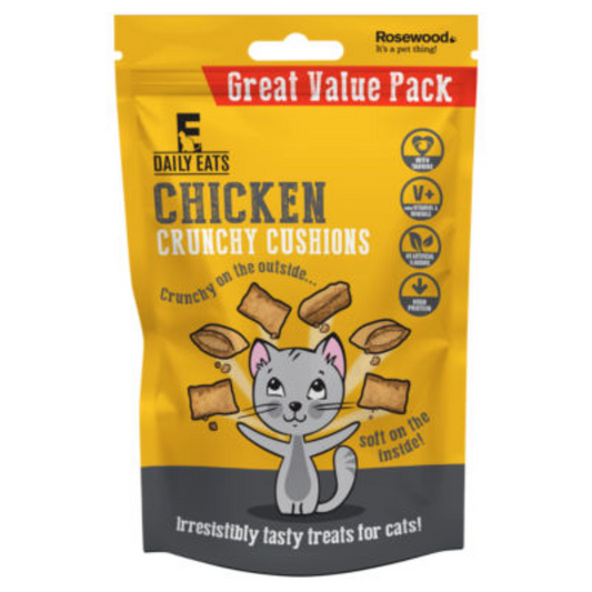 Crunchy Chicken Cat Cushions 200g