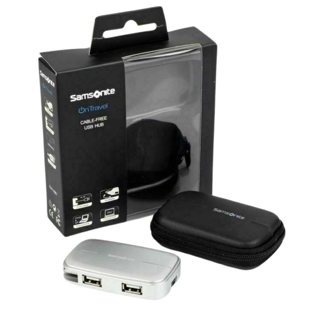 Samsonite Retractable 2.0 USB Cable & LAN Cable