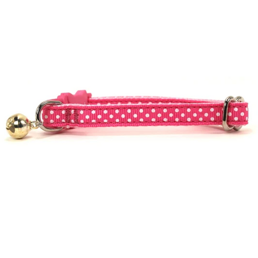 Pink Dots Cat Collar (Pack of 3)