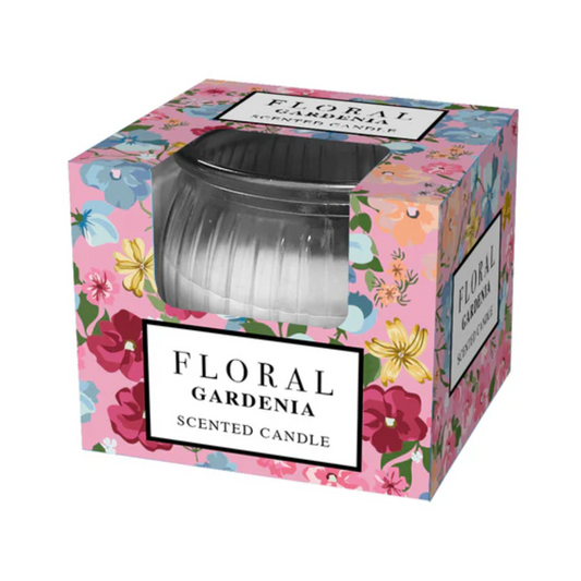 Floral 3oz Box Gardenia Candle – Elegant Scented Candle for Soothing Ambience