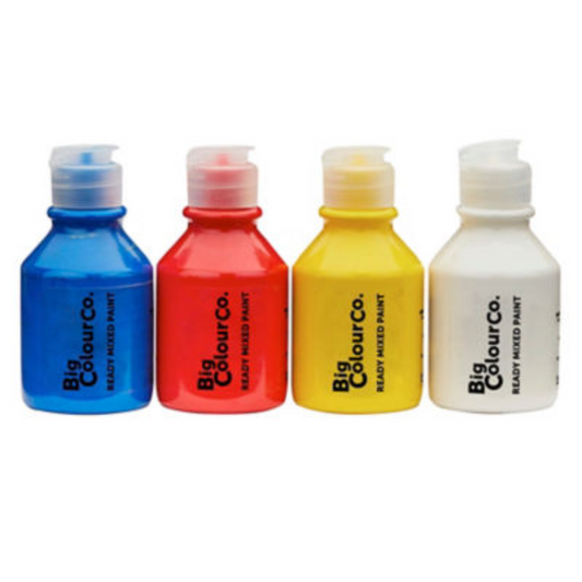 Scola Readymix Primary Paint Set – 4x150ml Bottles