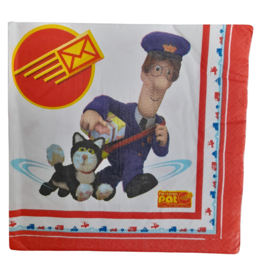 Postman Pat Napkins 16 Pack