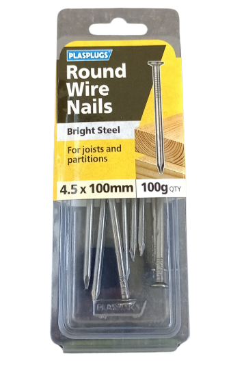 Round Wire Bright Steel Nails