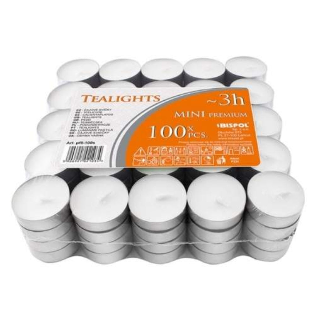 100PK Tealights