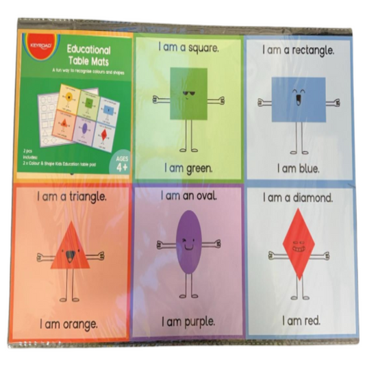 Keyroad Colours+Shapes Educational Table Mat