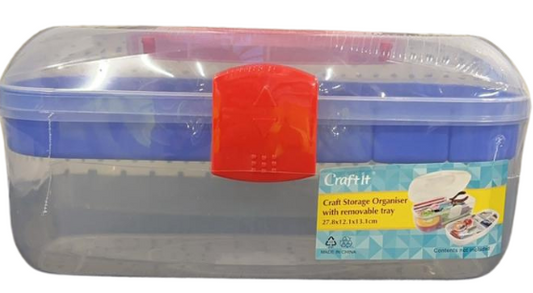 Multi Storage Craft Box with Carry Handle