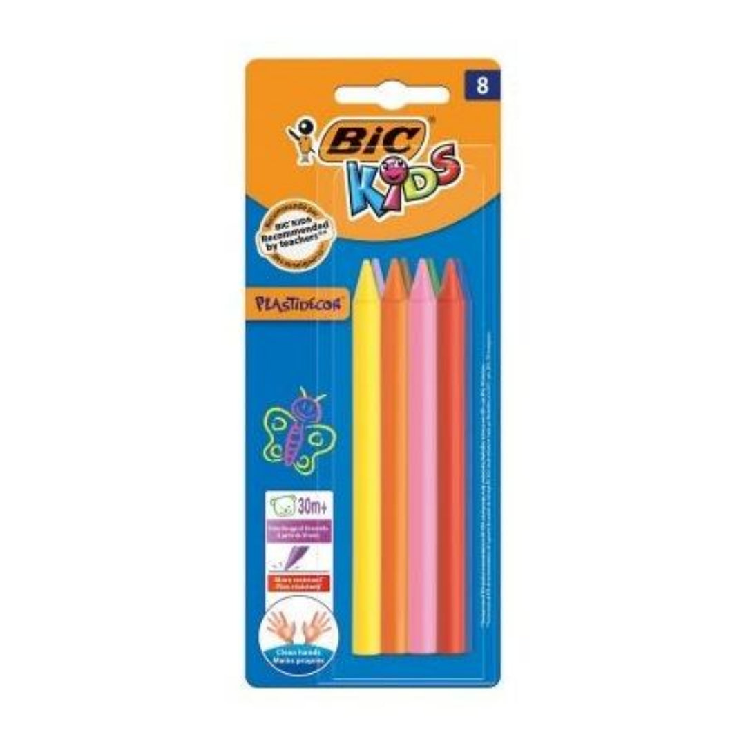 BIC Kids Colouring Crayons 8 Pack