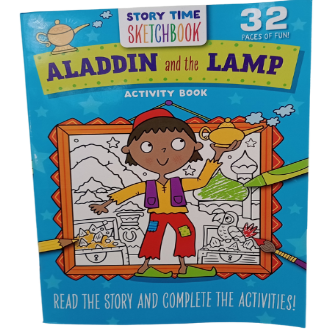 Aladdin and the Lamp Activity Book – 32 Pages of Fun