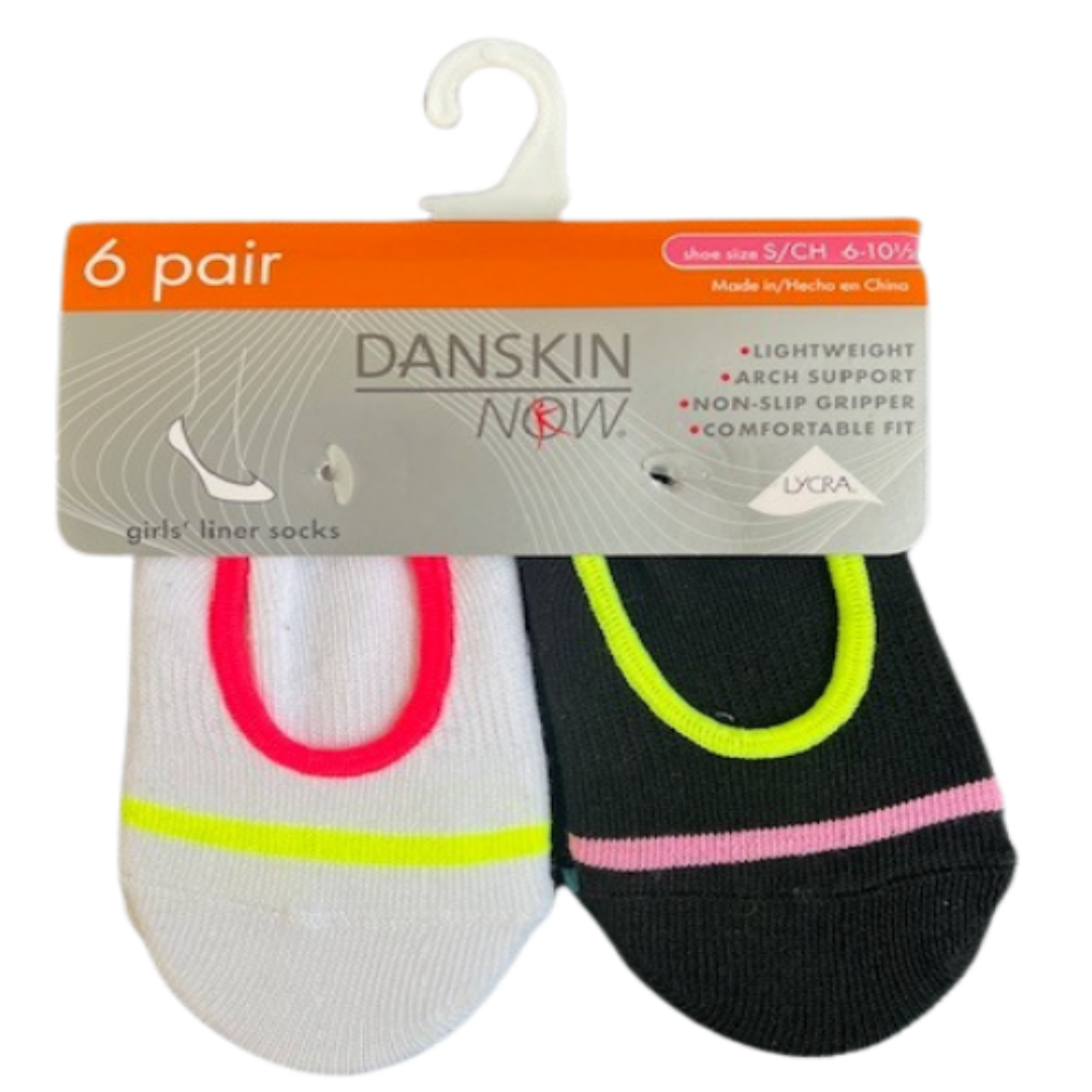 Girls 6PK Danskin Liners