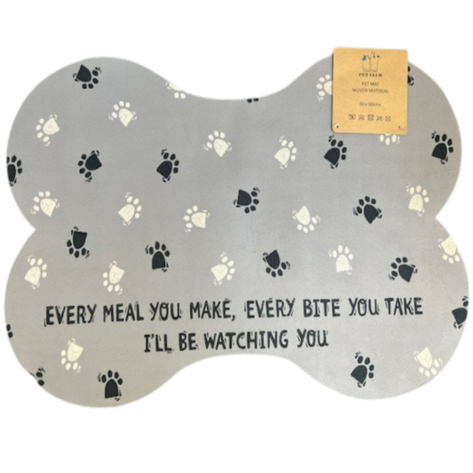 Bone-Shaped Pet Mat 40x60cm