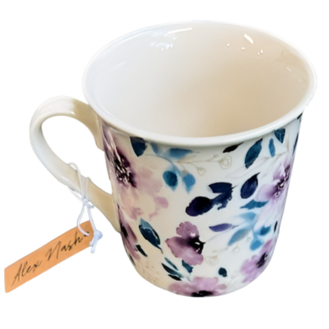 Paris Floral New Bone China Mug 11oz