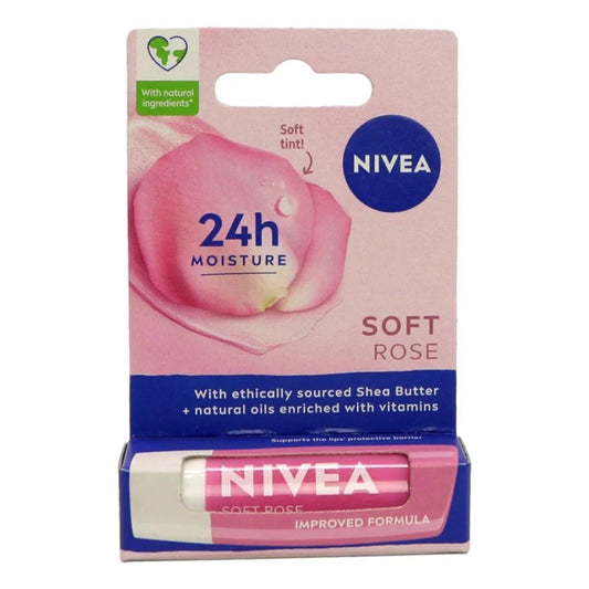 Nivea Lip Balm Soft Rose 5.5ml