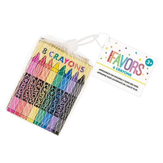 6 Crayons Set