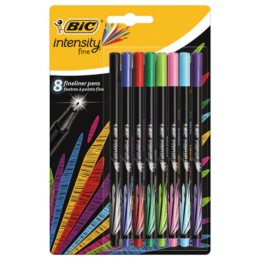 BIC Intensity Fineliner Pens 8pcs