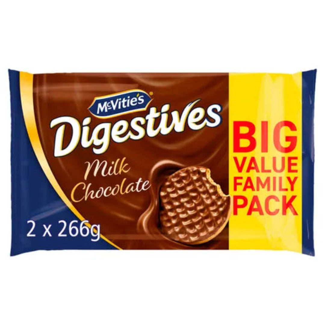 McVitie’s Milk Chocolate Digestives Twin Pack 2x266g