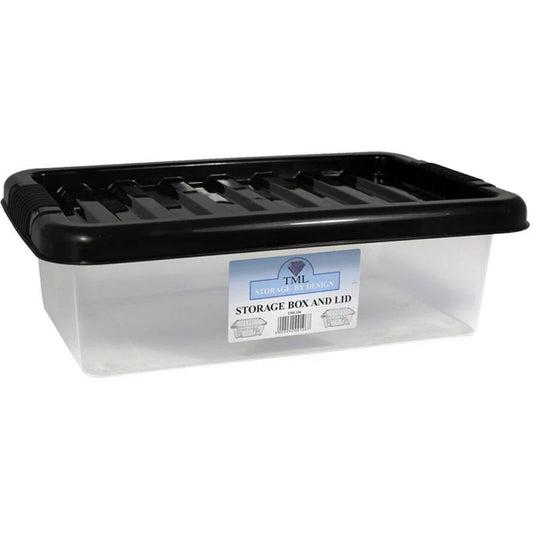 6 Litre Storage Box and Black Lid