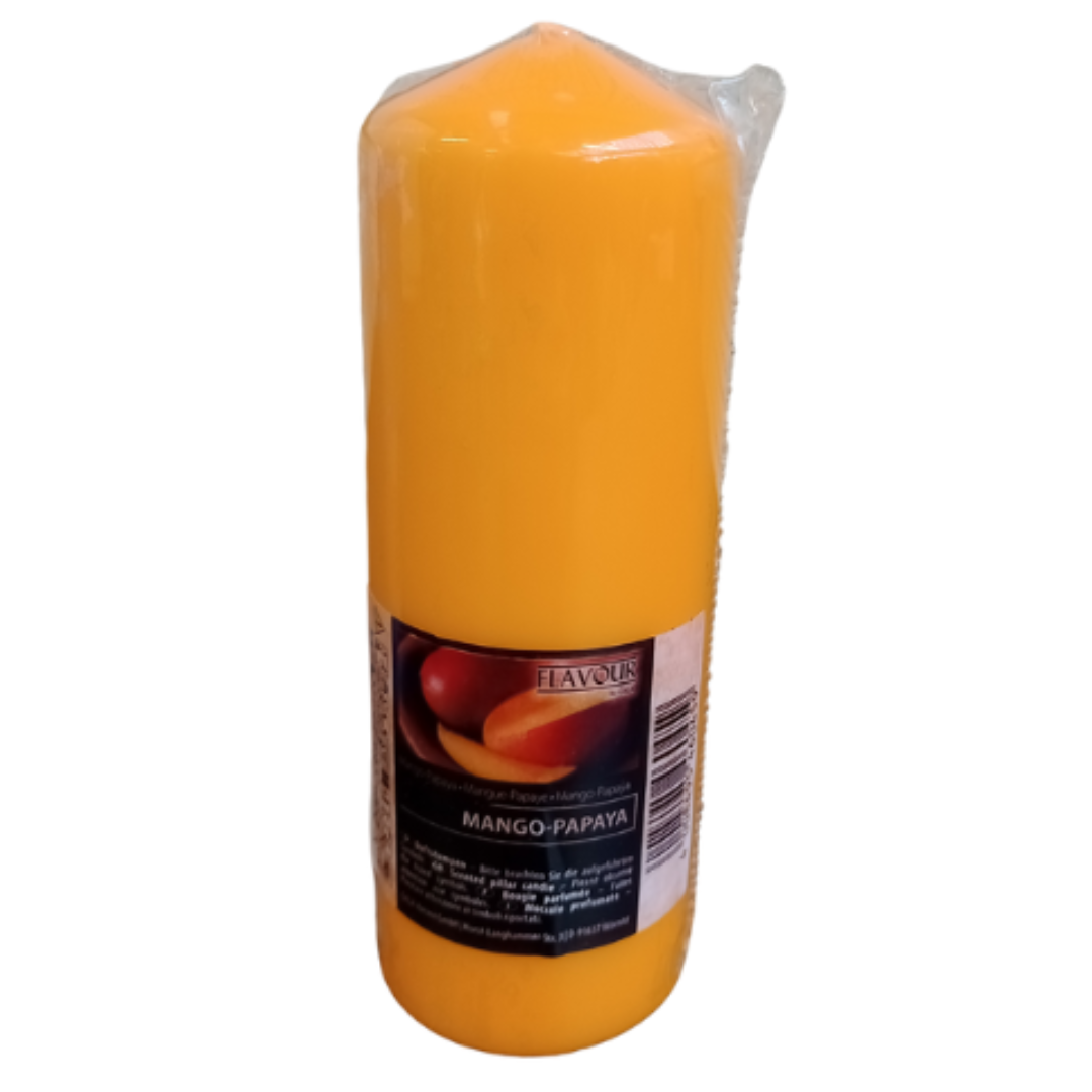 Pillar Candle Mango-Papaya Scented – 60/165mm